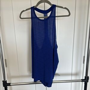 Athleta Blue T Back Tank Top
